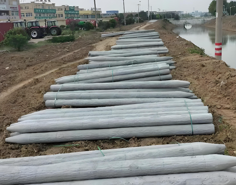 水泥仿木樁施工隊(duì)泓樺錦嘉 - 水泥樁打樁不合格怎么返工？